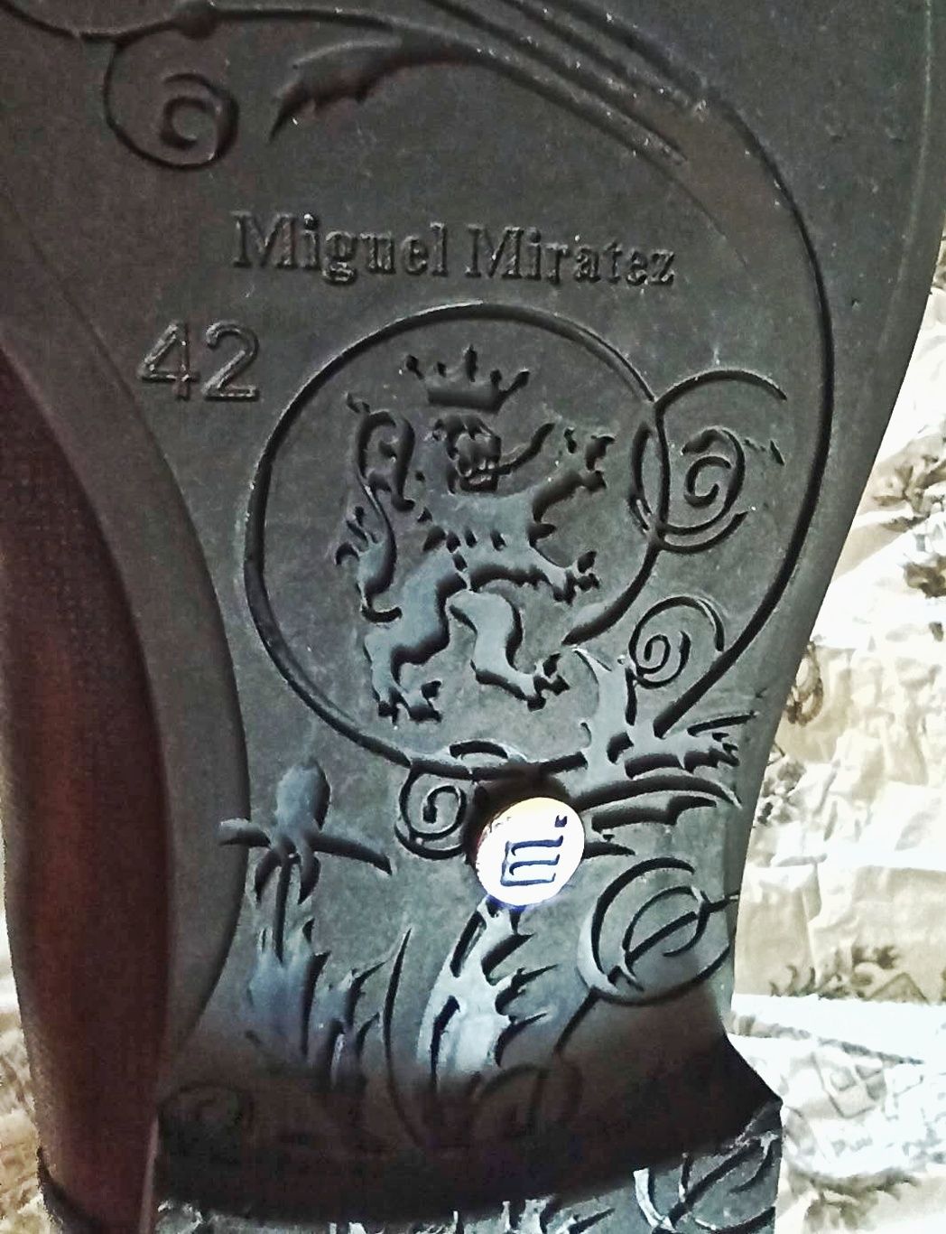 Туфли кожаные Miguel Miratez размер 42