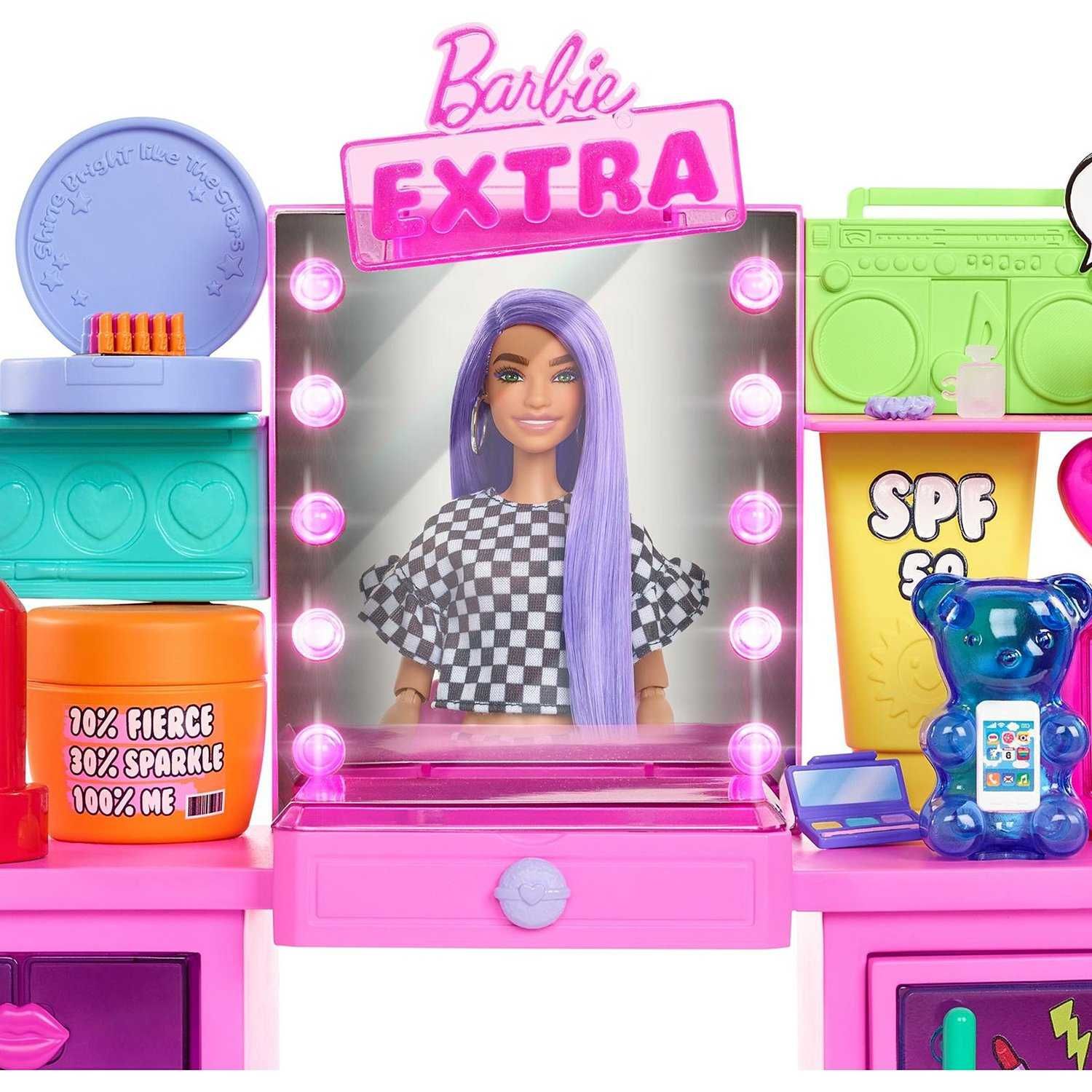 набор Барби Экстра Модница Визажный столик туалетный Barbie Extra