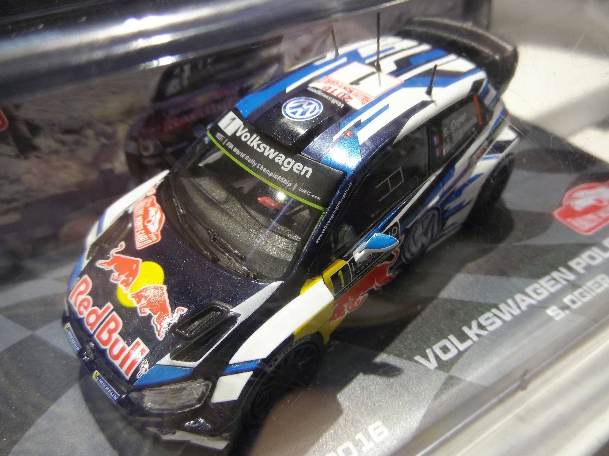 Масштабная модель Volkswagen Polo R WRC Rallye Monte Carlo 2016 1/43