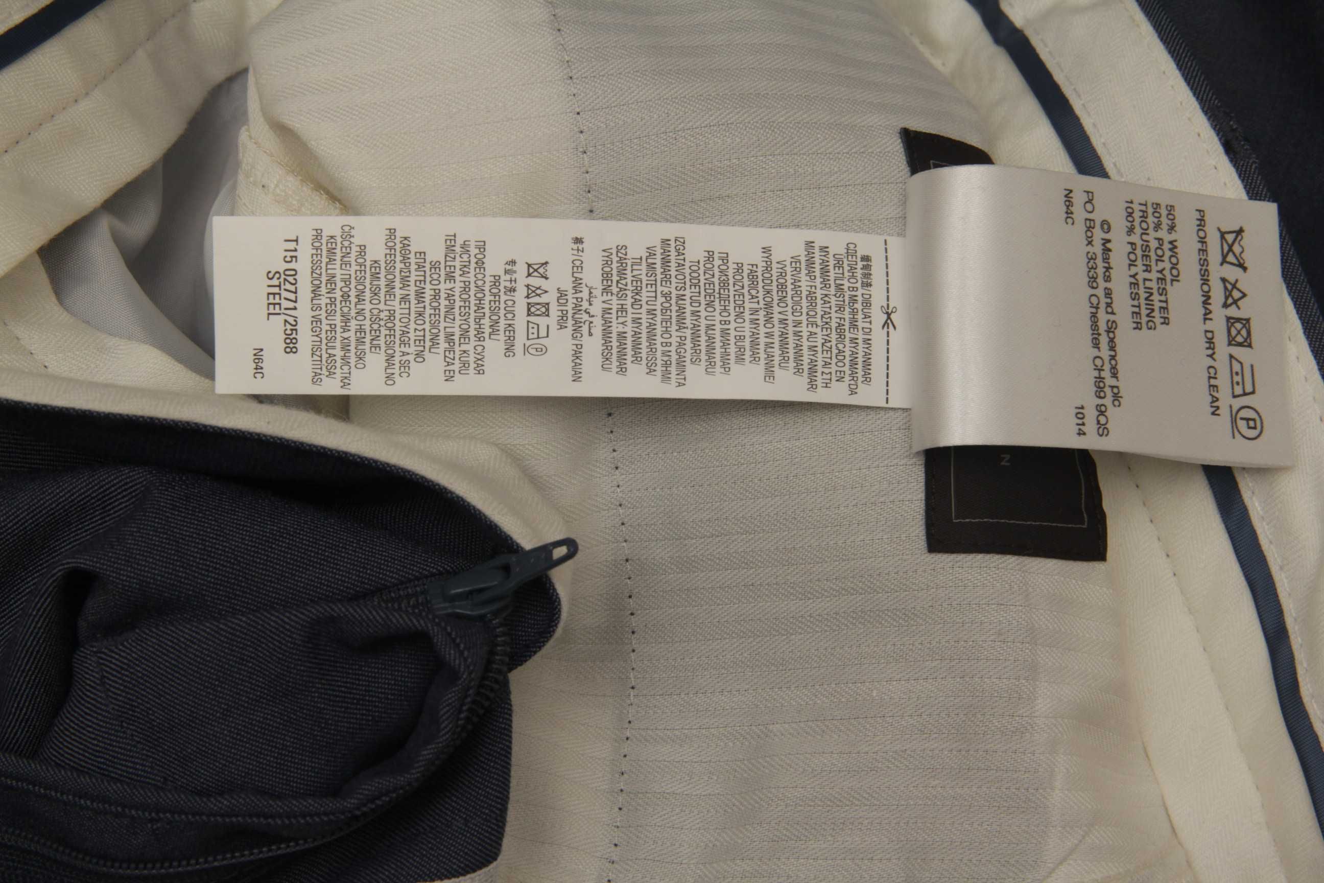 Woolmark (Marks & Spencer Luxury) 34 31  брюки pure new wool