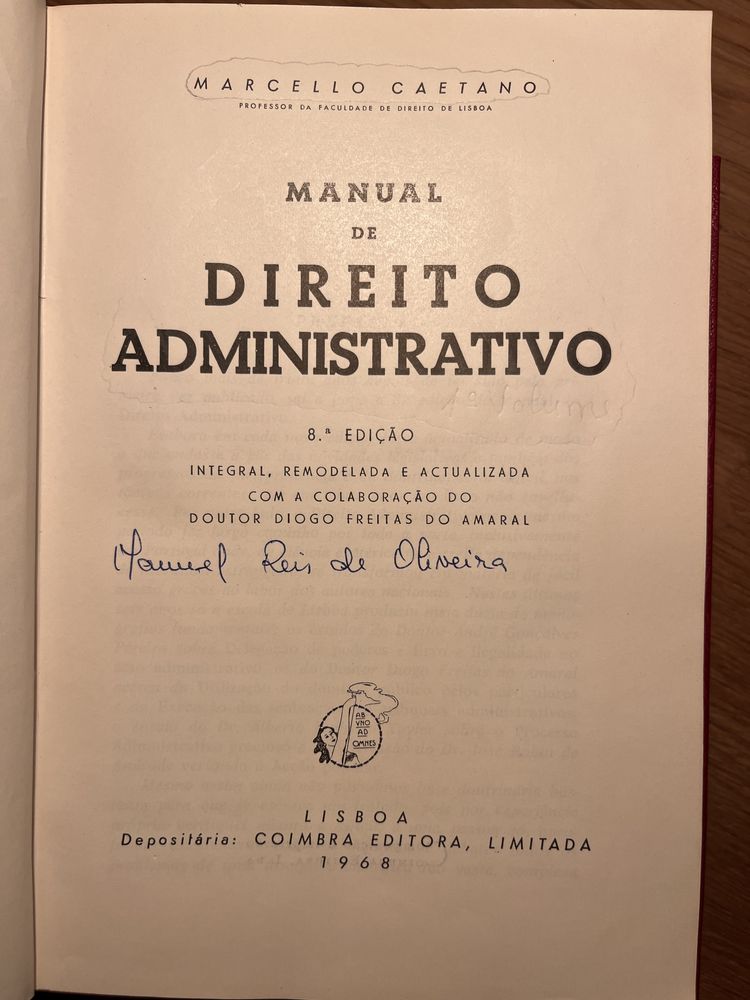 Manual de Direito Administrativo (M. Caetano)