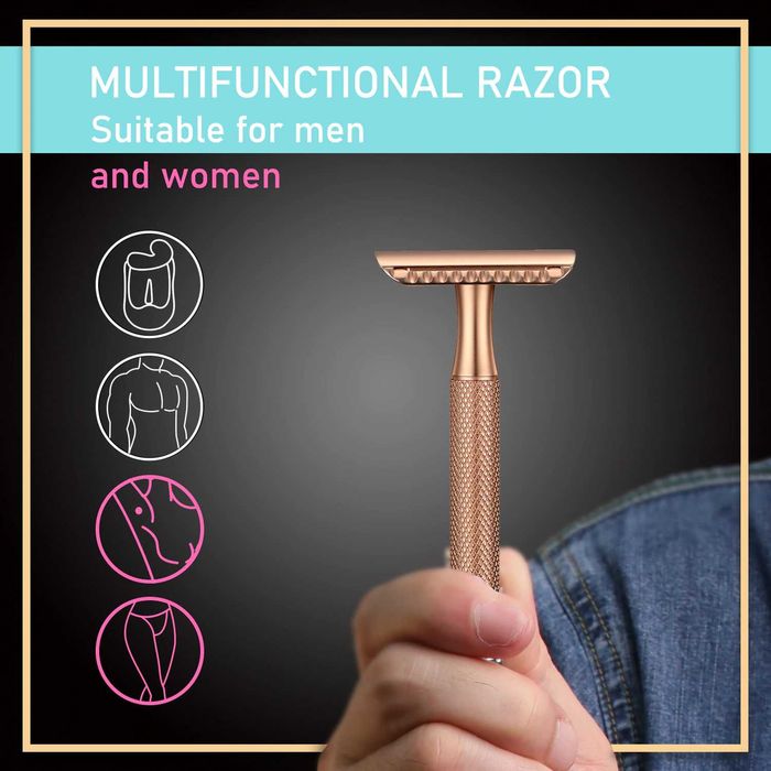 Високоякісний станок бритва для гоління+5 лез в подарунок.