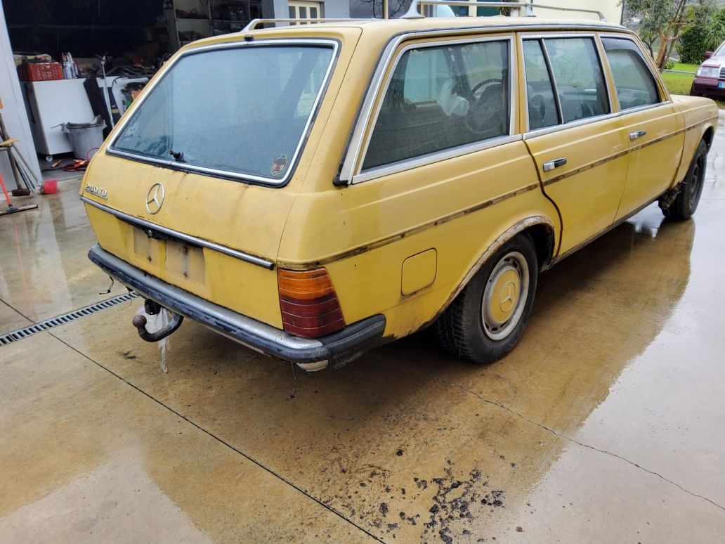 Mercedes S 123 240 diesel para peças