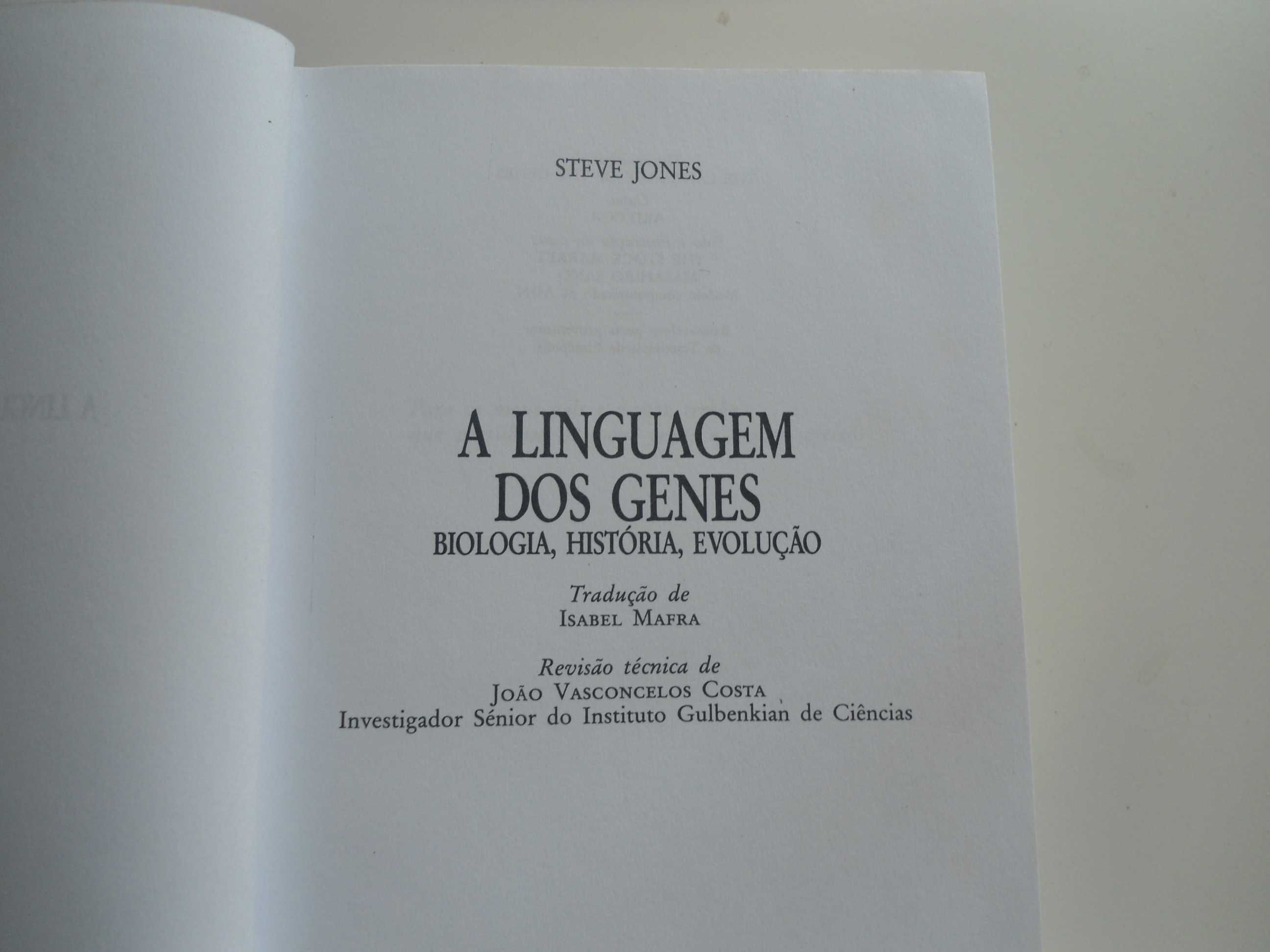 A Linguagem dos Genes por Steve Jones