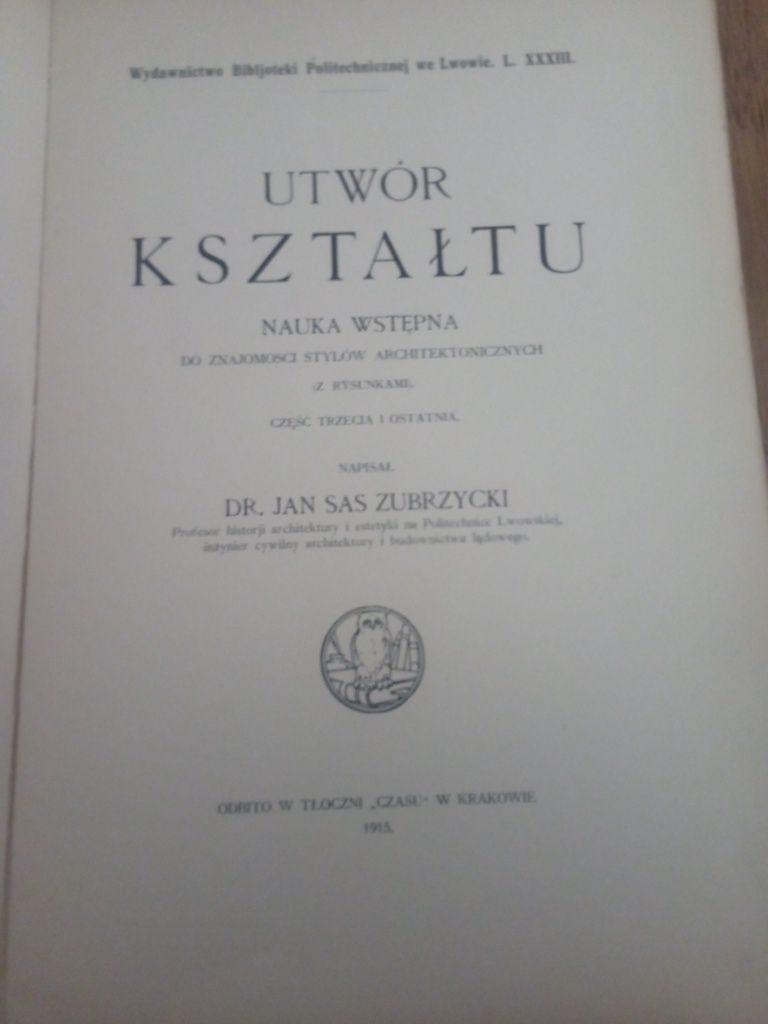 Książka utwór kszałtu część 3 i ostatnia