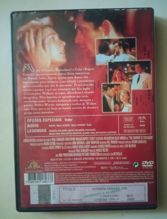 DVD Filme Estranha sedução