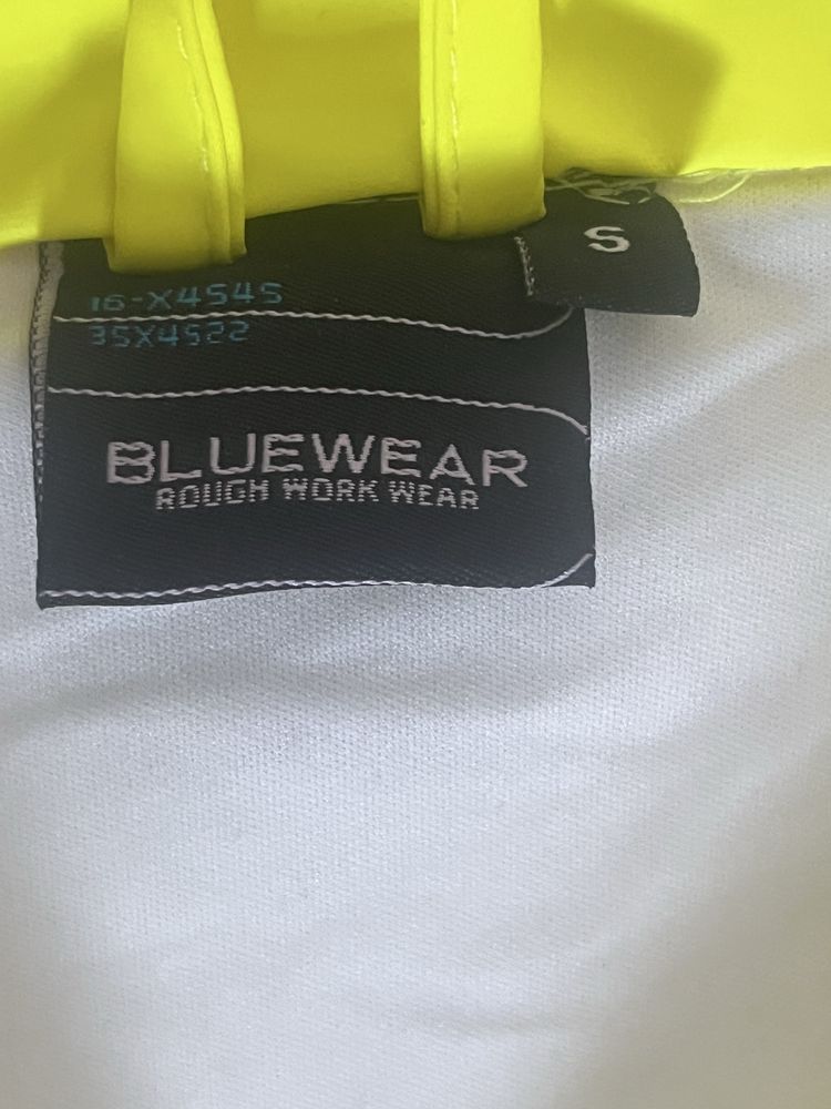 Odblaskowa,wodoodporna, BLUEWEAR, zółta kurtka, rozmiar S
