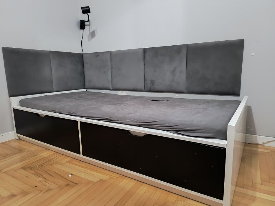 Łóżko z szufladami IKEA (flaxa)