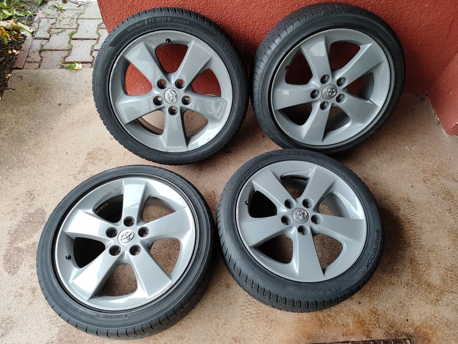 Toyota 5x114 alufelgi Auris, Corolla, Yaris, Avensis OEM koła letnie