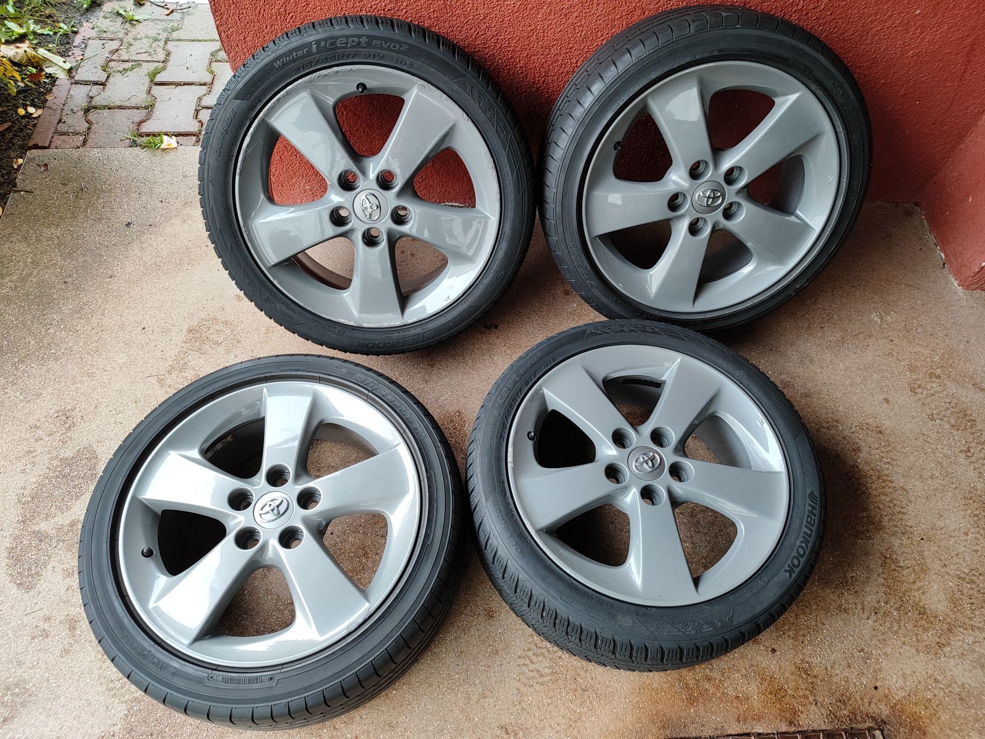 Toyota 5x114 alufelgi Auris, Corolla, Yaris, Avensis OEM koła letnie