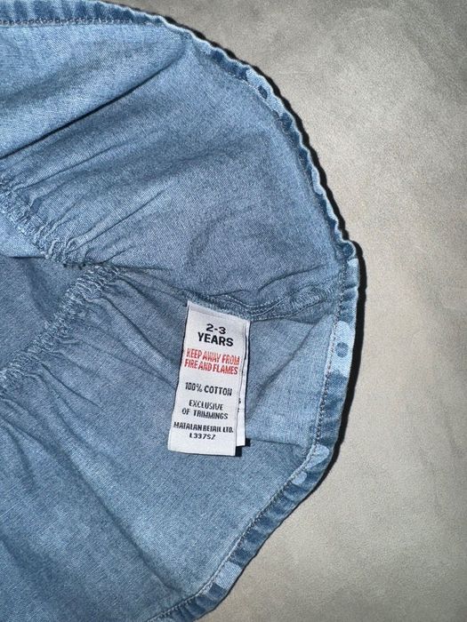 Сукня джинсова Zara оригінал р.98 на 2-3 роки Платье Zara