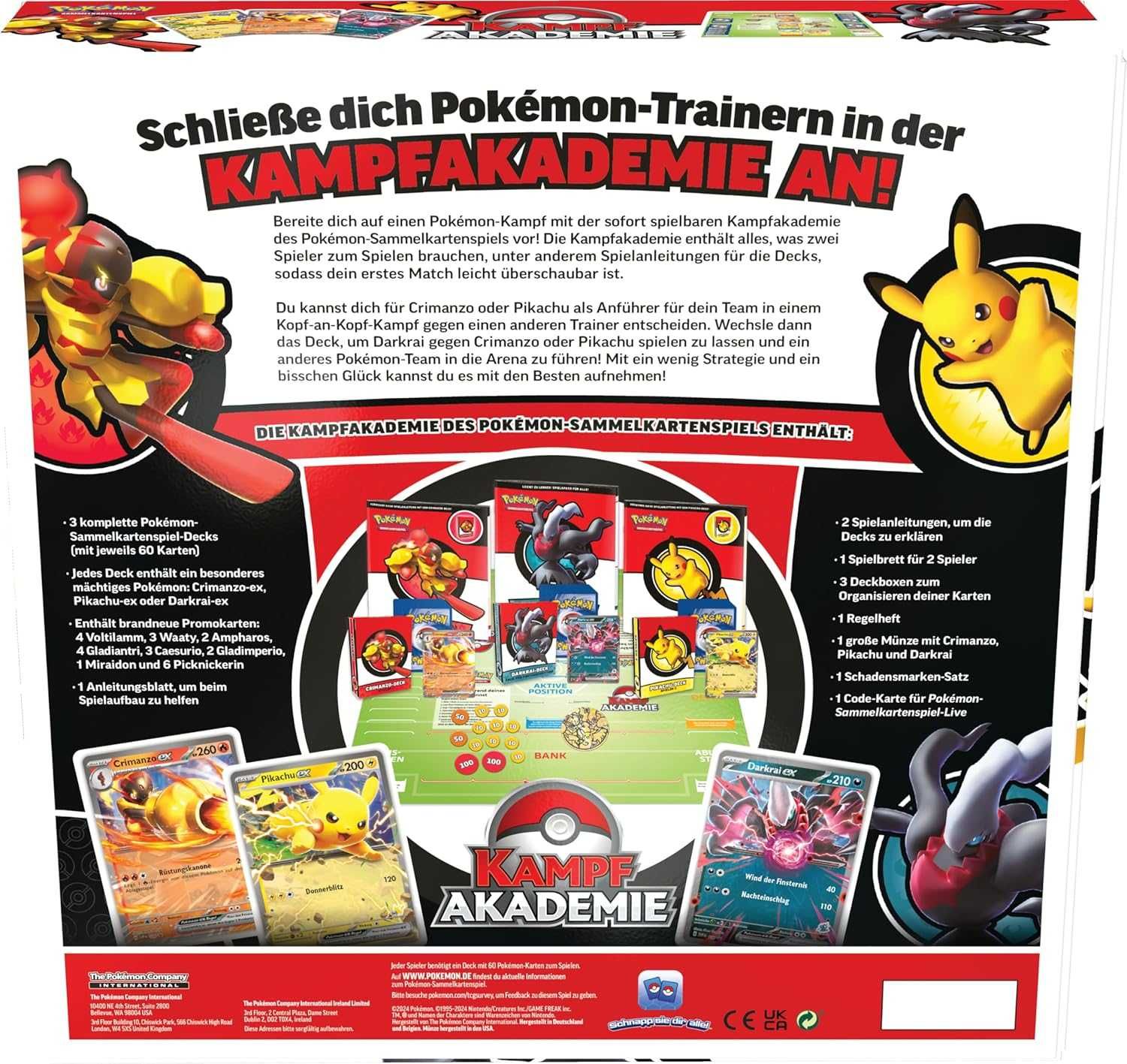Pokemon -Kolekcjonerska Gra Karciana: Akademia Walki Wersja Niemiecka