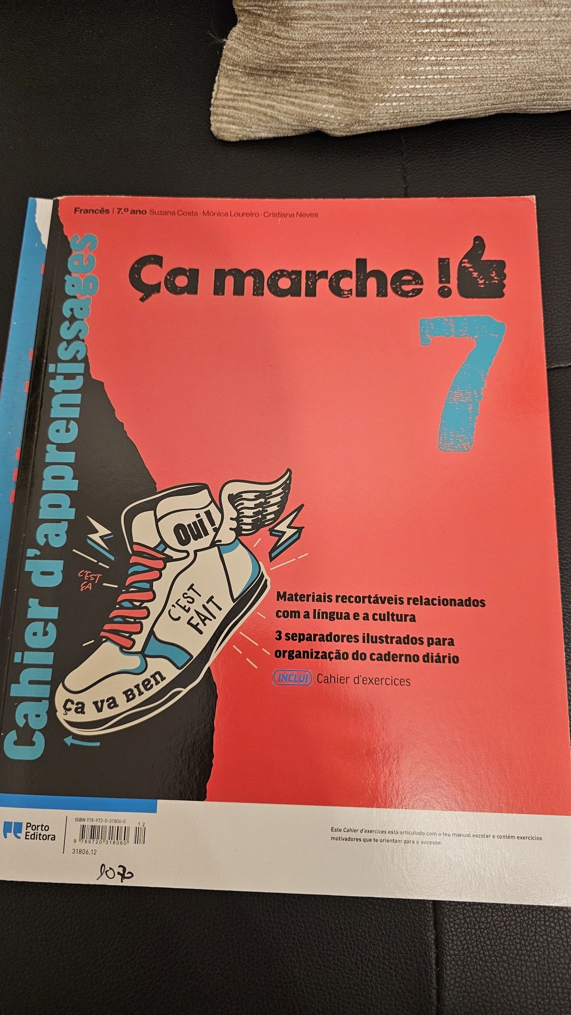 Livros de fichas 7º ano como novos