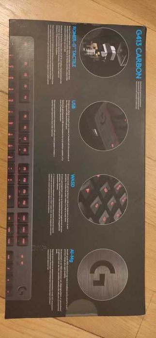 Teclado Mecânico Logitech G413 Carbon Romer-G