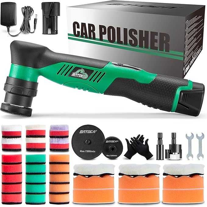 Batoca Polerka Samochodowa Mini Akumulatorowa Zestaw