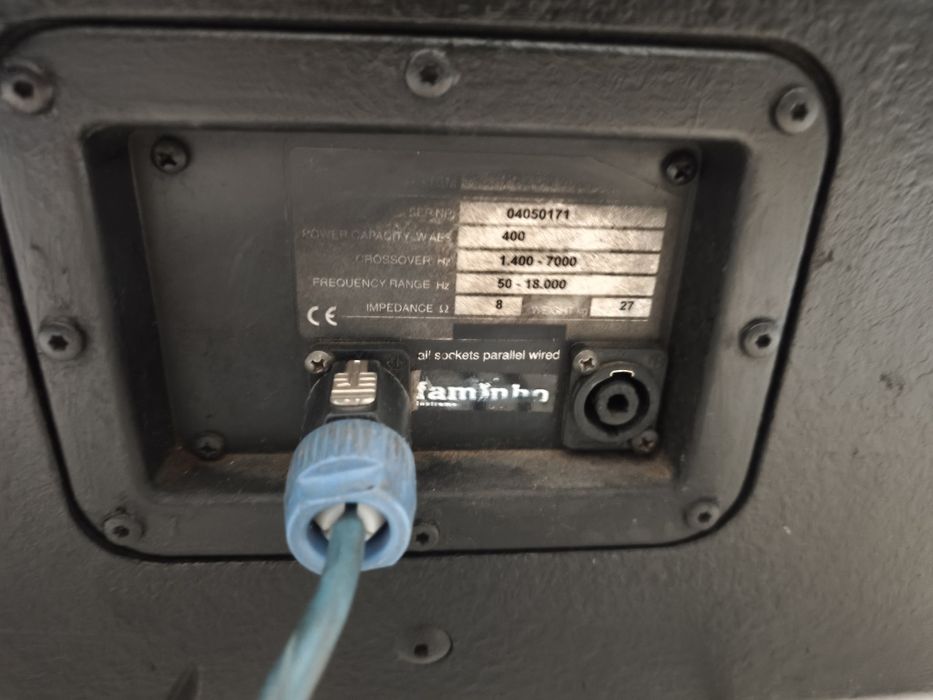 PA completo com Colunas, Mesa de Mistura e Amplificador