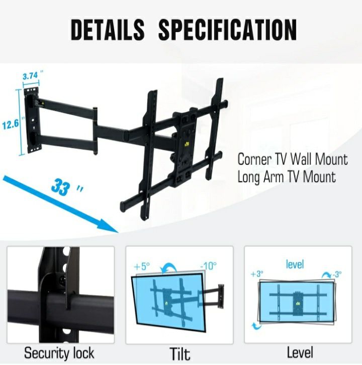 Uchwyt stojak do telewizora 37-75"Forging Mount 80 cm