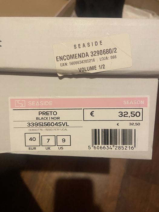 Botim verniz tamanho 40