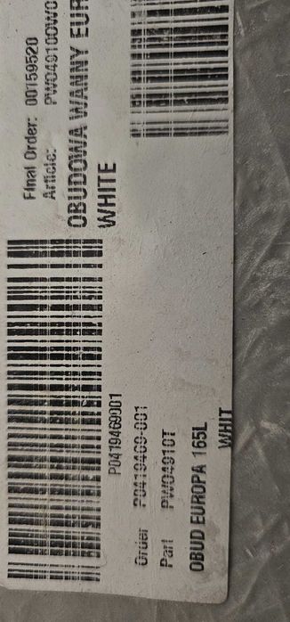 Wanna Hydromasażem POOL-SPA EUROPA LEWA 165x115