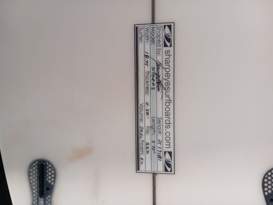 Prancha sharpeye modelo storms