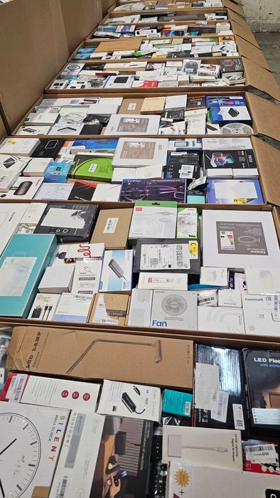 Palety Amazon MIX - elektronika, zysk nawet ×3 przy dalszej sprzedaży