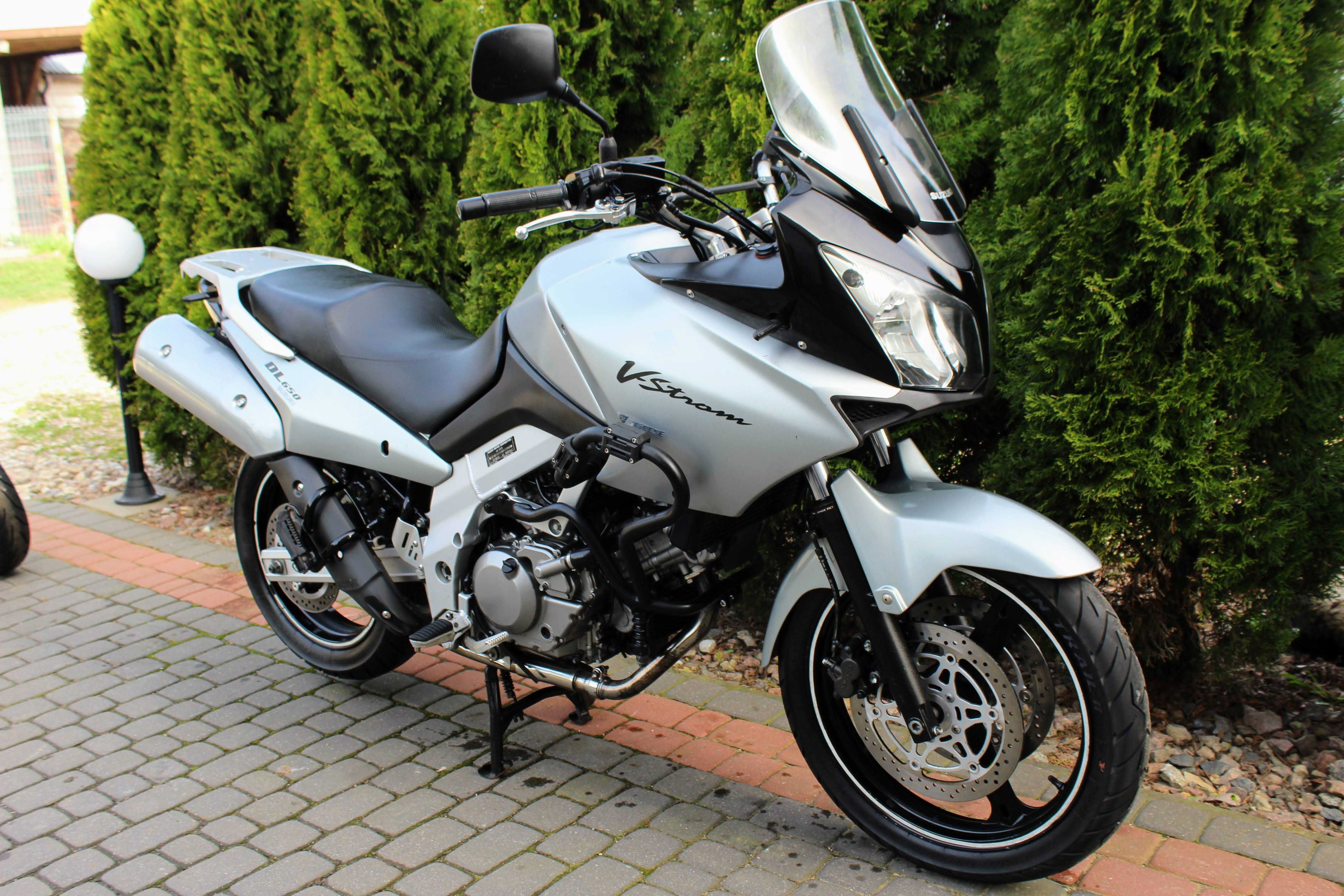 Suzuki DL 650 V-strom Niski przebieg Dopozsażony TRANSPORT RATY