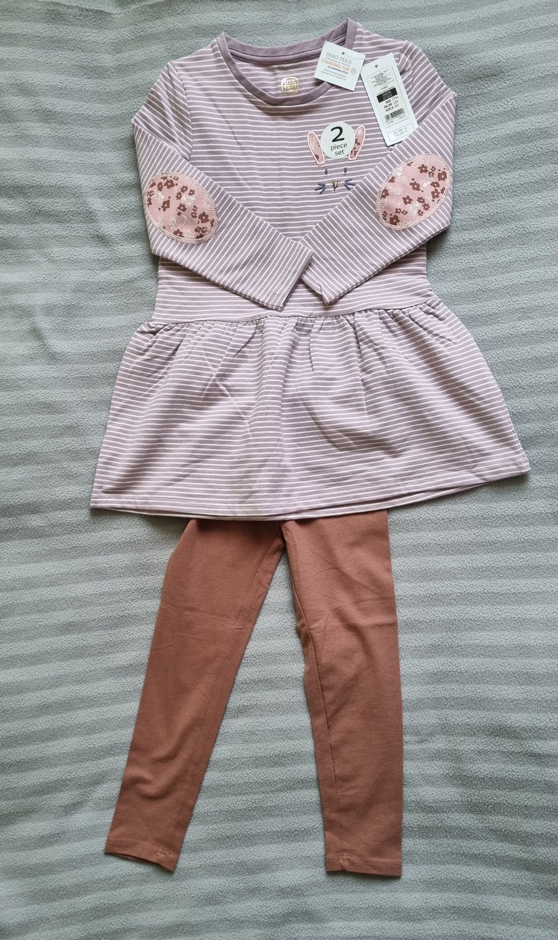 Zestaw Cool Club: tunika/sukienka + legginsy (104 cm)  NOWY