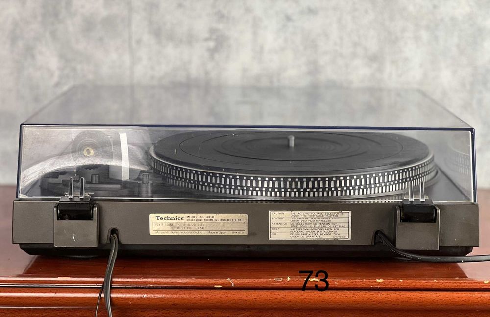TECHNICS SL-3310 GRAMOFON Direct Drive, pokrywa, 33/45 Automat