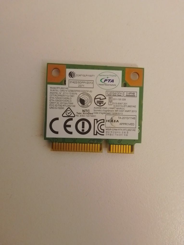 WIFI karta Realtek model RTL8821AENF