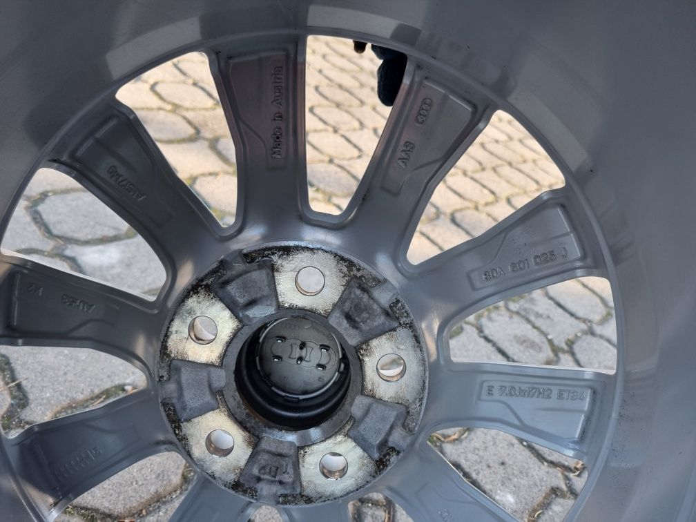 Oryginalne Alufelgi 17" Audi 5x112 ET 34