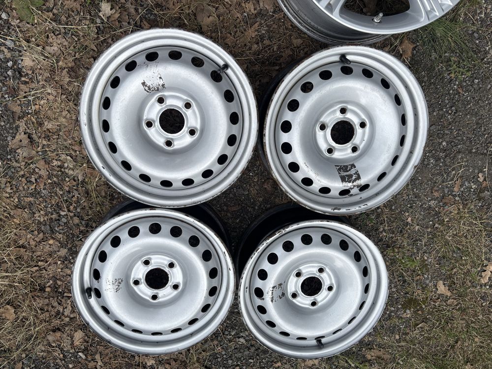 Komplet felg stalowych 15” 5x108 Renault TPMS