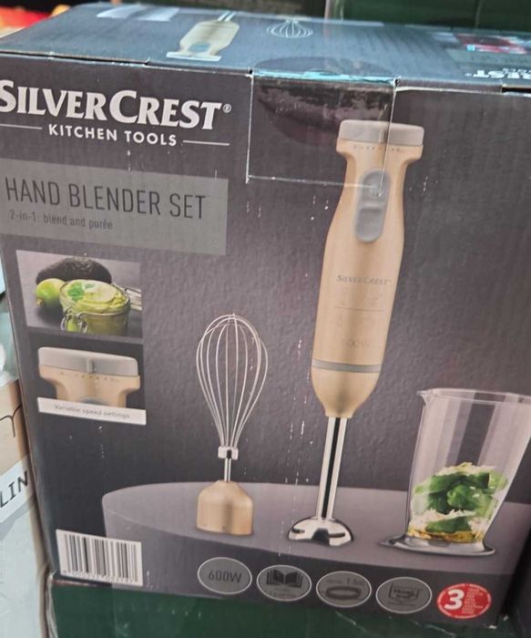 Silvercrest Blender ręczny z zestawem akcesoriów, 600 W, SSMS 600 E5