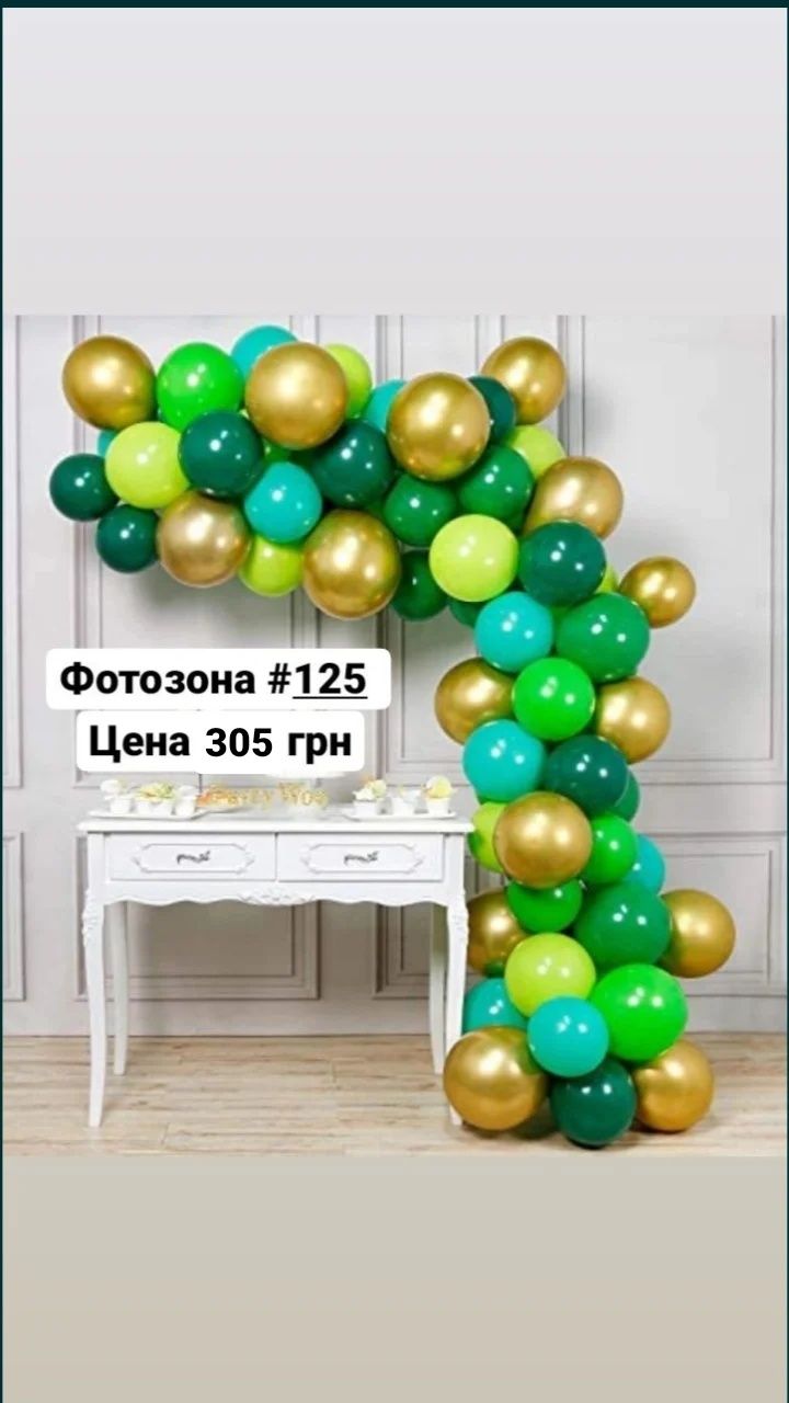 Декор для праздника фотозоны цифры воздушные шарики на день рождения