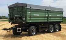 Brantner DD 24073 XXL  Przyczepa Brantner dwu siłownikowa. (Fliegl, Joskin, Wielton)