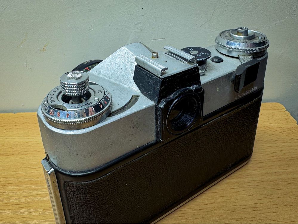 Фотокамера камера зенит е зенит-е старая камера фотоаппарат
