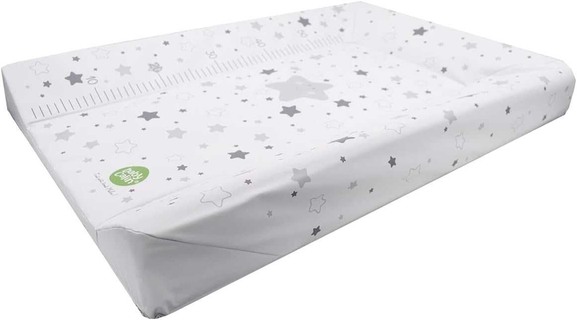 Mata do przewijania BabyCalin Luxe Etoile Grey 50 x 70 cm Szara NOWA