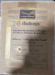 Certificado Religioso Antigo – Igreja Reformada Holandesa (1929)