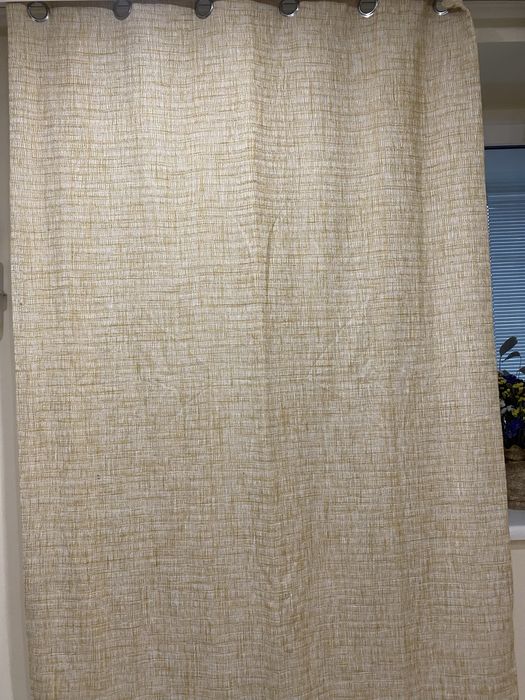 Штора высокая на люверсах 220 см высота