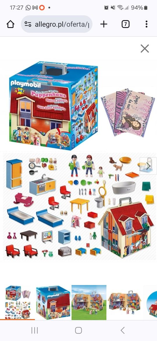 Playmobil Dollhouse 5167 przenośny domek dla lalek