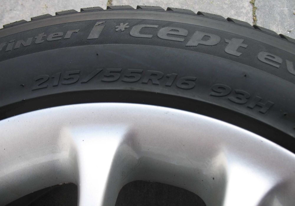 Alufelgi 4x108 Citroen 16cali opony zimowe 215/55r16 Hankook 18r
