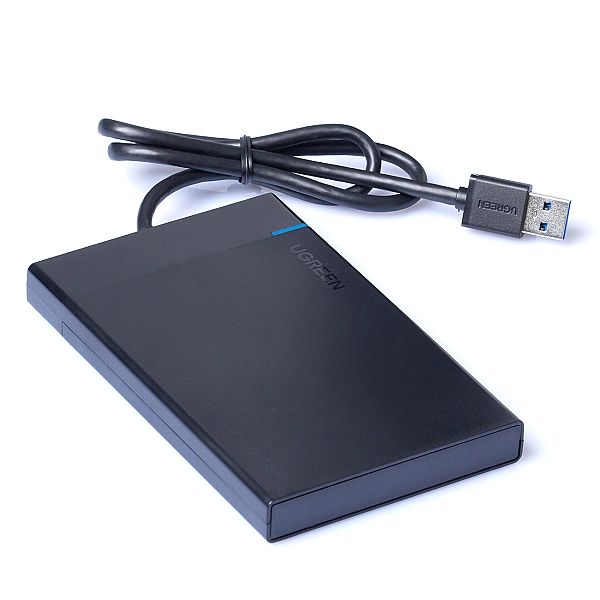 Ugreen adapter obudowa kieszeń na dysk SATA 2.5'' 5TB USB 3.0 czarny (