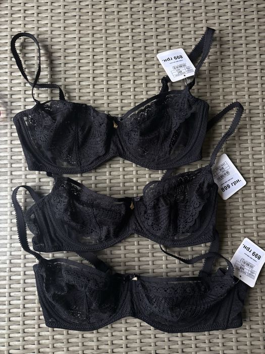 Бюстгальтер Jasmine чорний червоний  беж