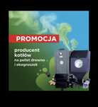 Piec kocioł na pellet drewno ekogroszek automat promocja producent