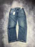 !РОЗПРОДАЖ Zara Flared Zipper Blue Baggy Flare Rick Owens Type Jeans
