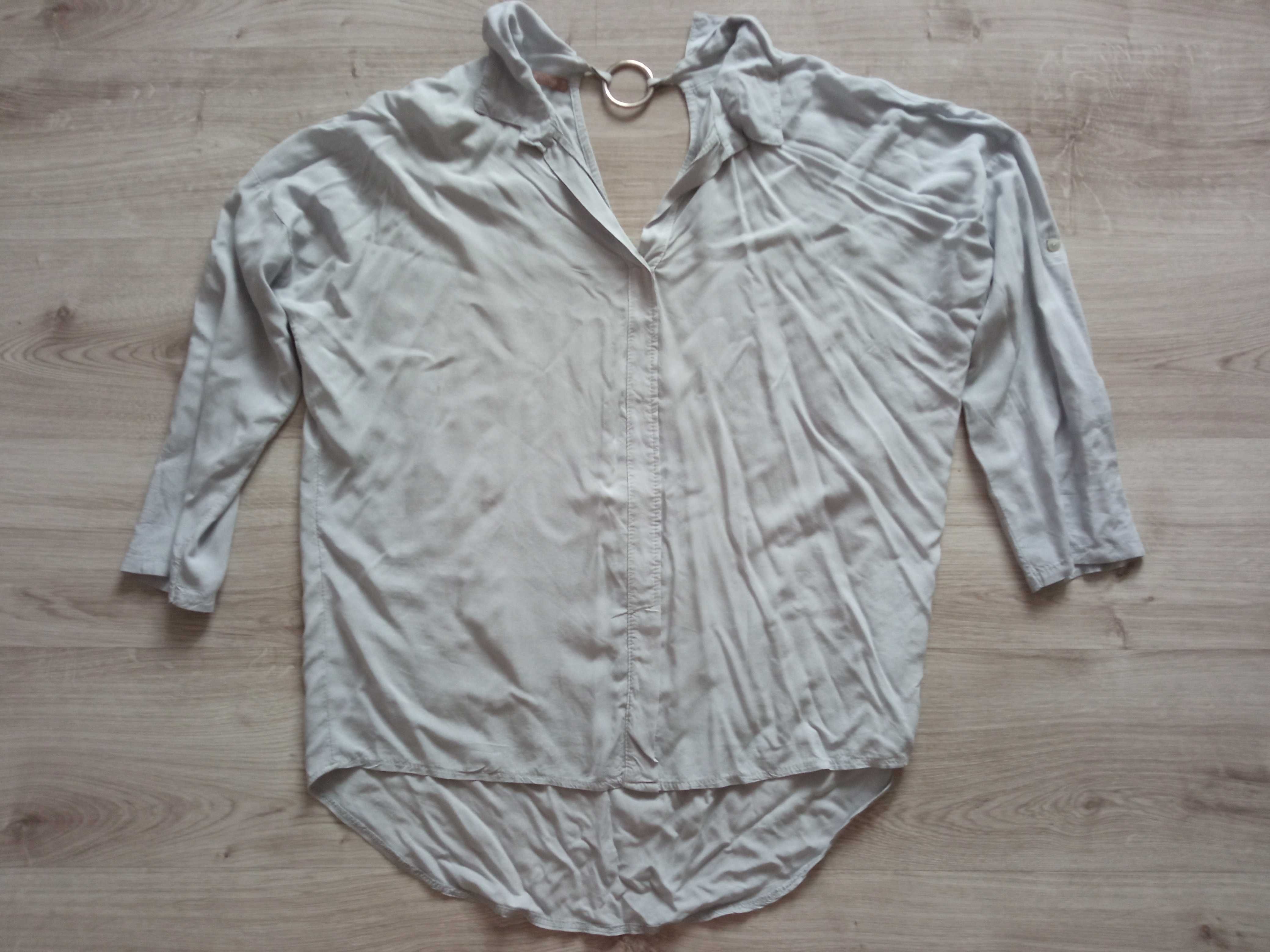 Koszula popiel oversize
