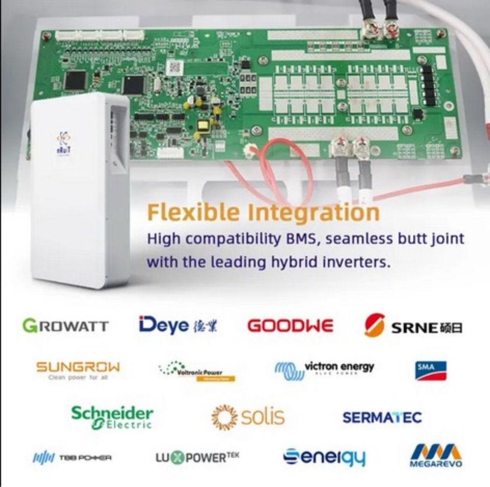 Bank magazyn energii pojemnosci 12,2 kWh, LiFePo4, DEYE