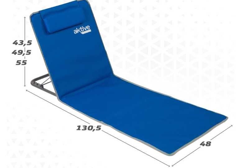 Tapete de praia com encosto regulável confortável   NOVO  ENVIO GRÁTIS