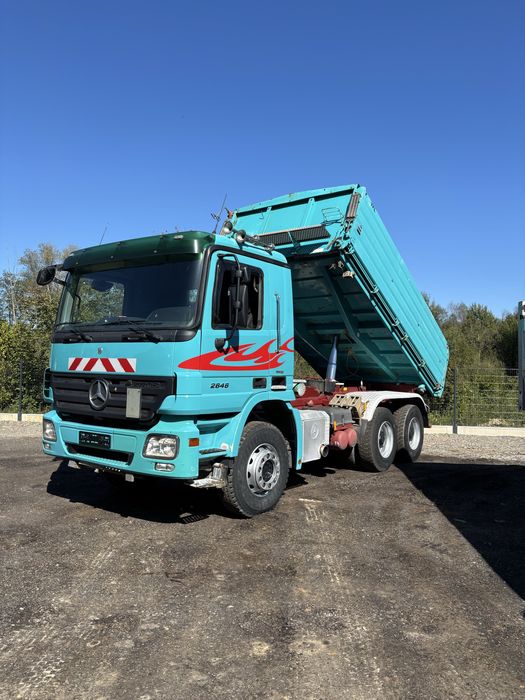 Mercedes benz actros 2646 6x4 wywrotka kipper meiller dautel mp2