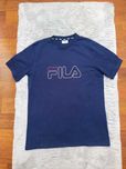 Fila T-shirt bawełniany chłopięcy 170 granatowy
