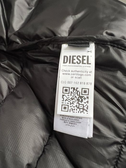 Микро-Пуховик Diesel Новый Оригинал